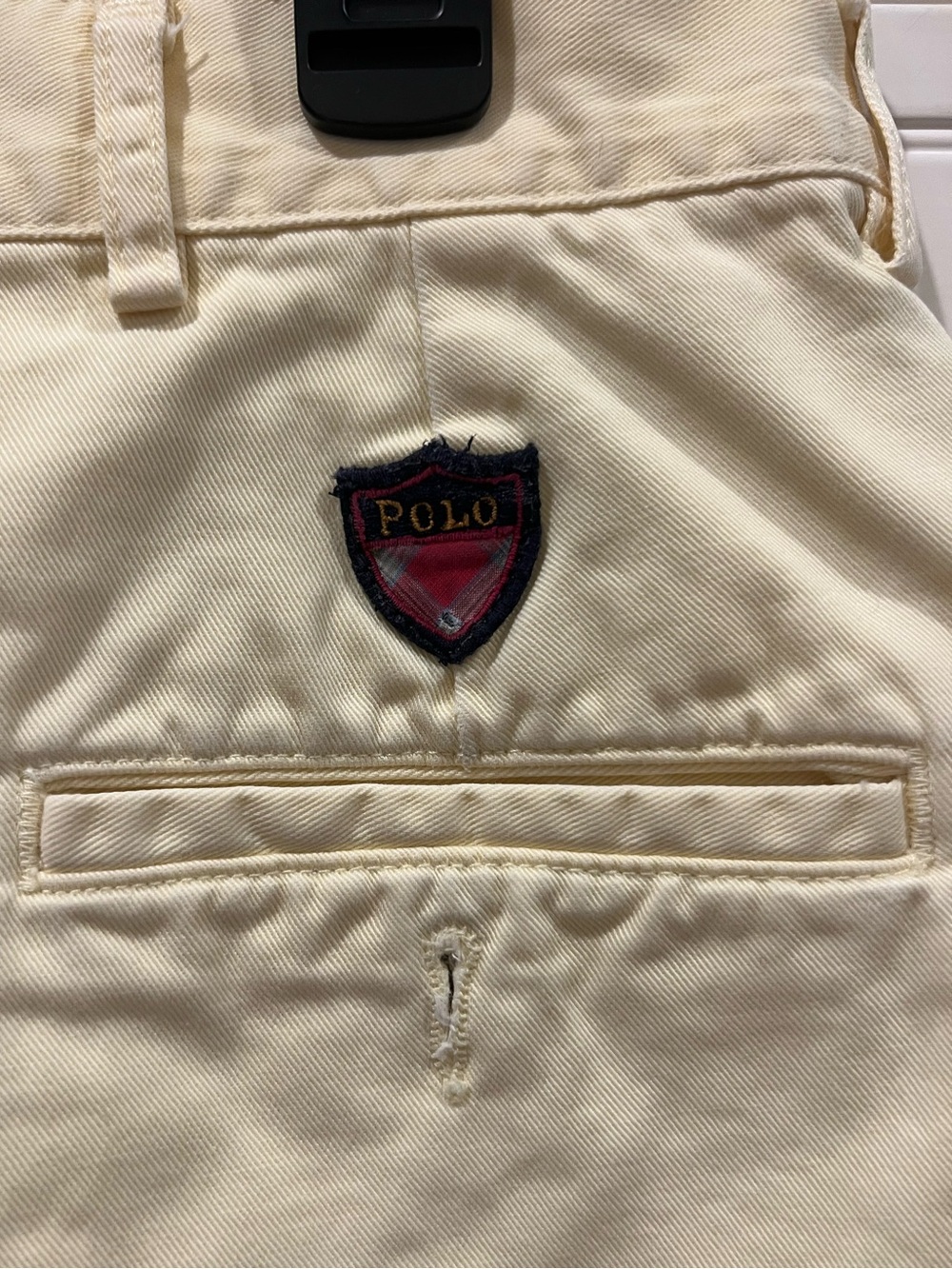 Vintage Polo by Ralph Lauren Yellow pleat “Tyler” Men’s Shorts Sz 34 made in US - Picture 4 of 9